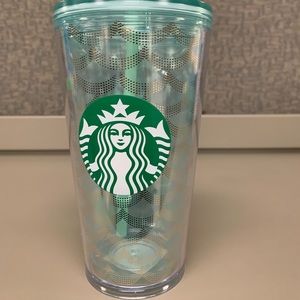 Starbucks teal and Gold Mermaid Cup 2020